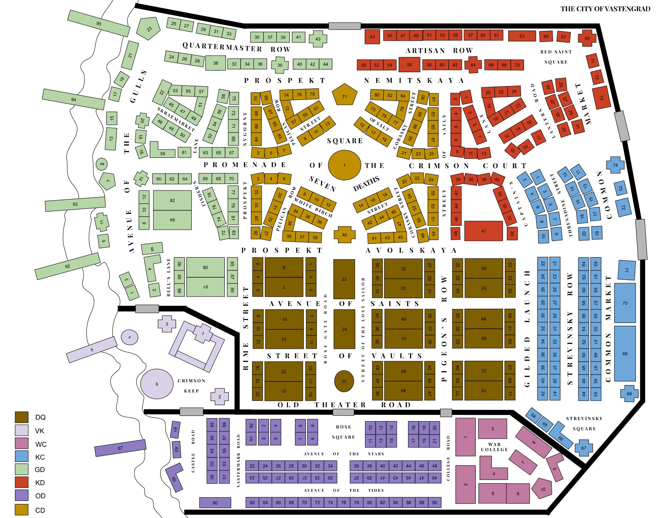 Vastengrad City Map